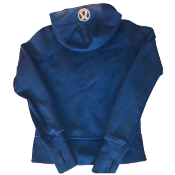 Lululemon Scuba Hoodie Beaming Blue Size 4 - Picture 3 of 12